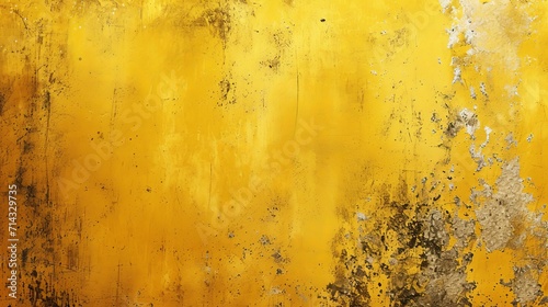 Yellow grunge textured background