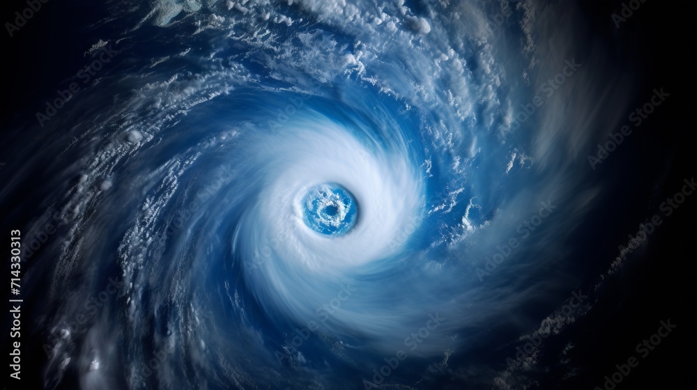 Cyclonic Rotation: A Glimpse into the Eye of the Storm AI Generated
