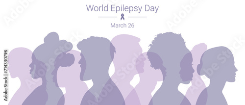 Epilepsy Day. Vector illustration.