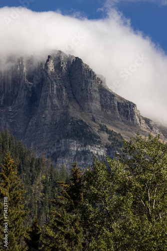 Incredible mountain views in Glacier National Park,