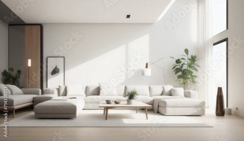 Modern living room - minimal and clean © IDEAL GREEN