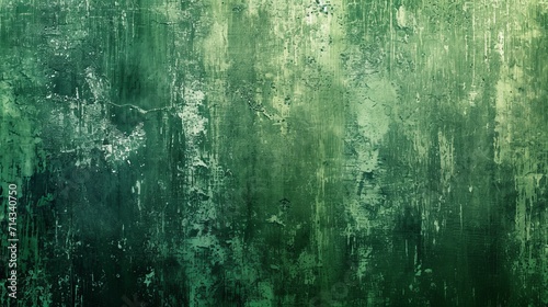 Green background with grunge texture © Aline