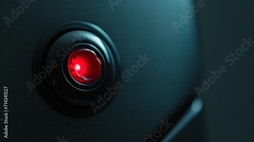 Close up of the alarm button    