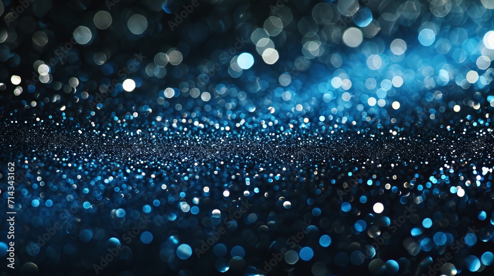 Blue silver glittery background Blue silver glittery background