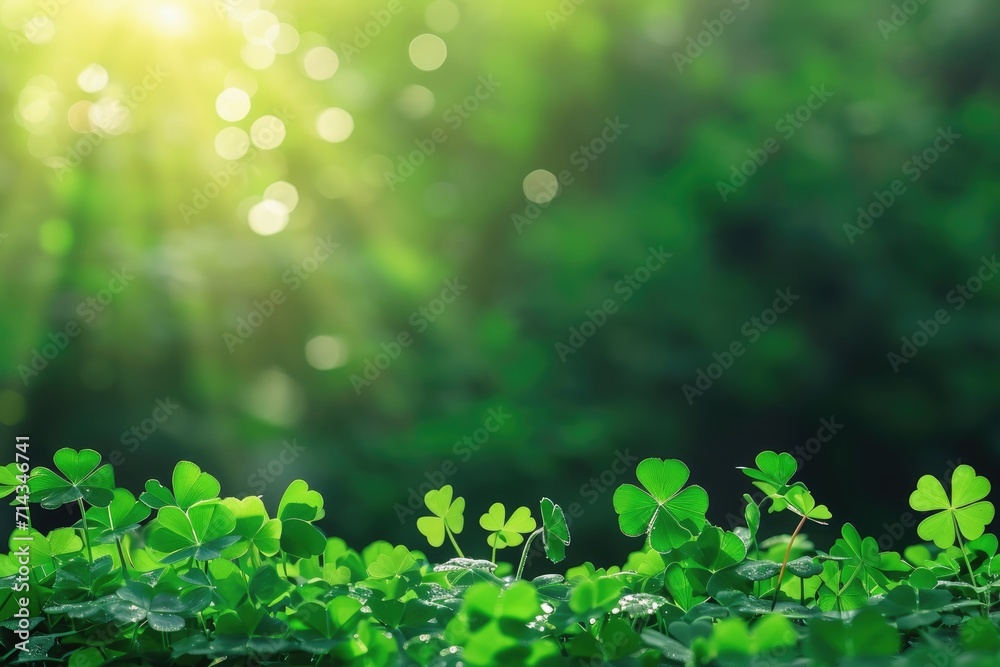 A creative saint patricks day shamrock background. A creative saint patricks day shamrock background.