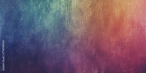 Abstract textured background with vertical streaks in a blue to pink gradient and sparkling particles.