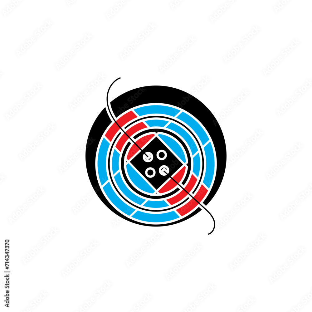 shirts buttons logo template that is unique and simple shirts buttons logo template that is unique and simple