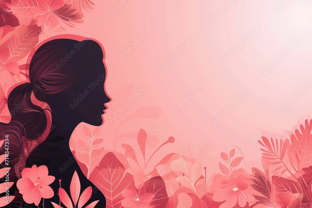 A modern womens day background. A modern womens day background.