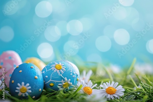 A decorative happy easter background.