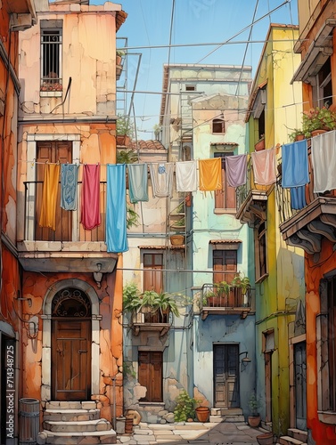 Nostalgic European Street Scenes: Enchanting Venetian Views, Wall Art Captured