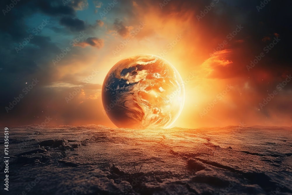 Global warming concept background for earth day. Global warming concept background for earth day.