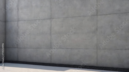 Light gray concrete wall