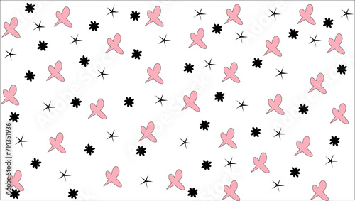 seamless pattern with symbols