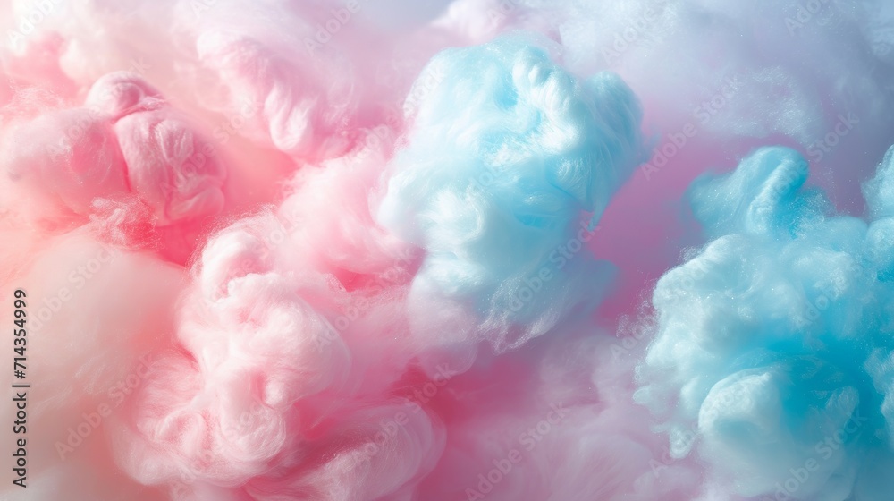Fototapeta premium Cotton candy background