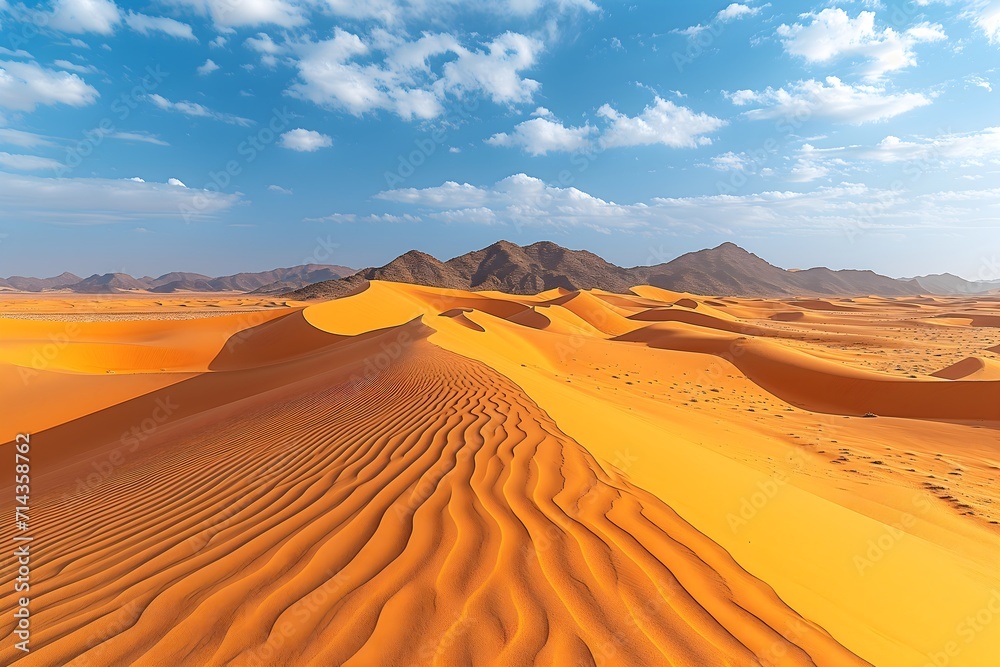Sand Dunes: Tranquil Beauty of the Desert Sands