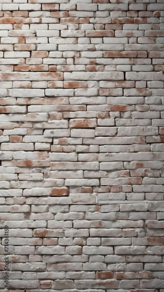 Obraz premium White bricks wall texture