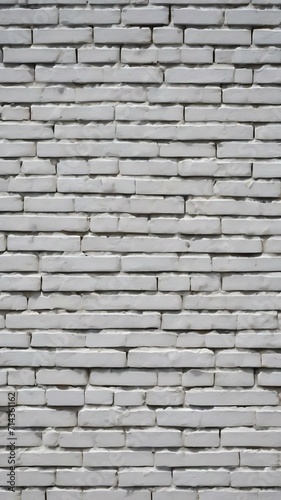 White bricks wall texture