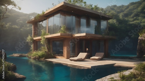 Home in water Background Very cool
