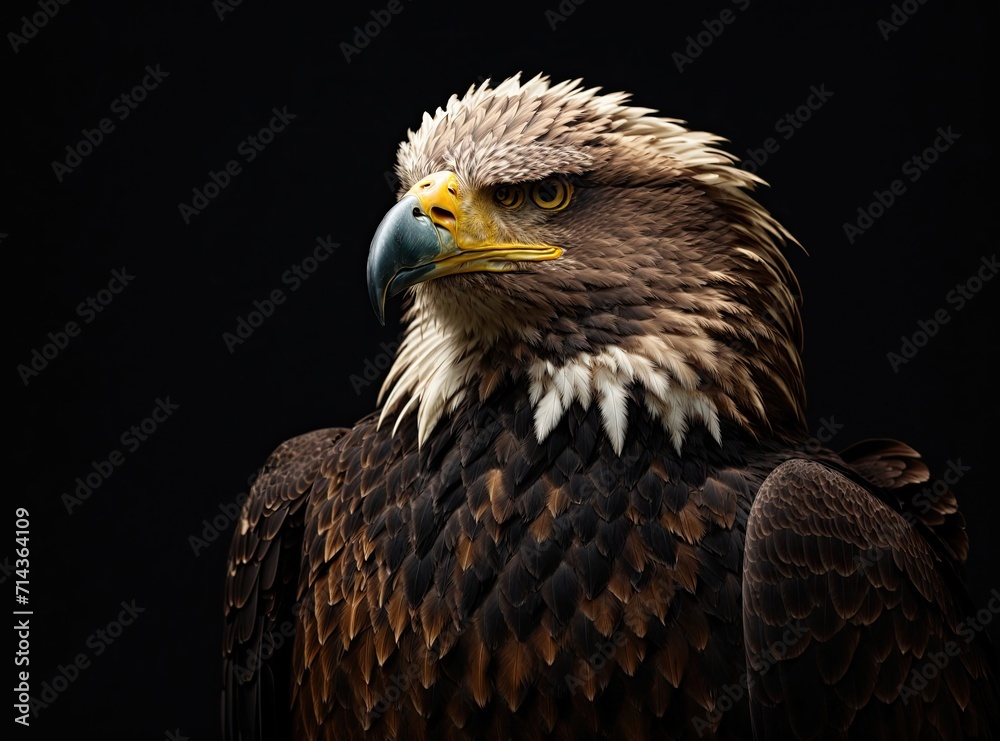Naklejka premium Eagle in the Shadows