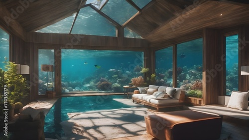 Home in water Background Very cool  © FITRIAH