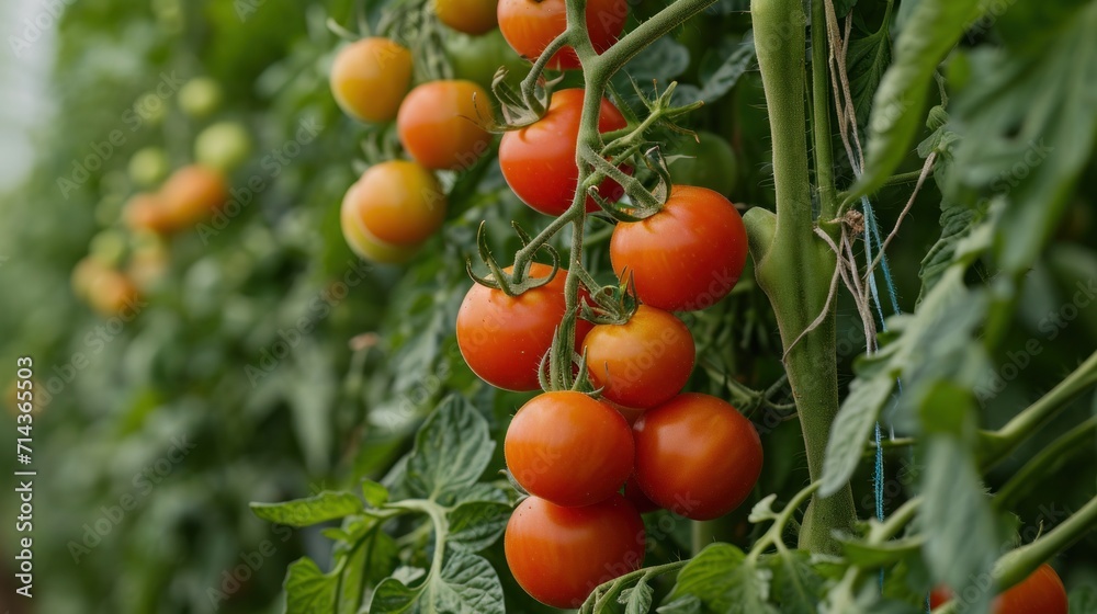 The cultivation and production of Tomatoes, a successful harvest.