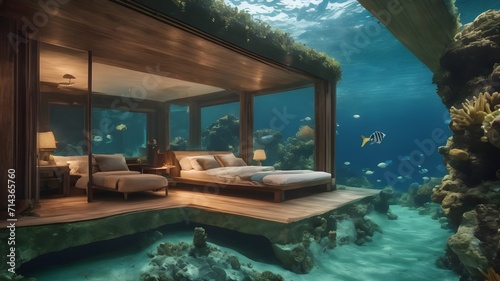 Home in water Background Very cool  © FITRIAH