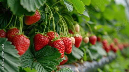 The cultivation and production of Strawberries  a successful harvest.