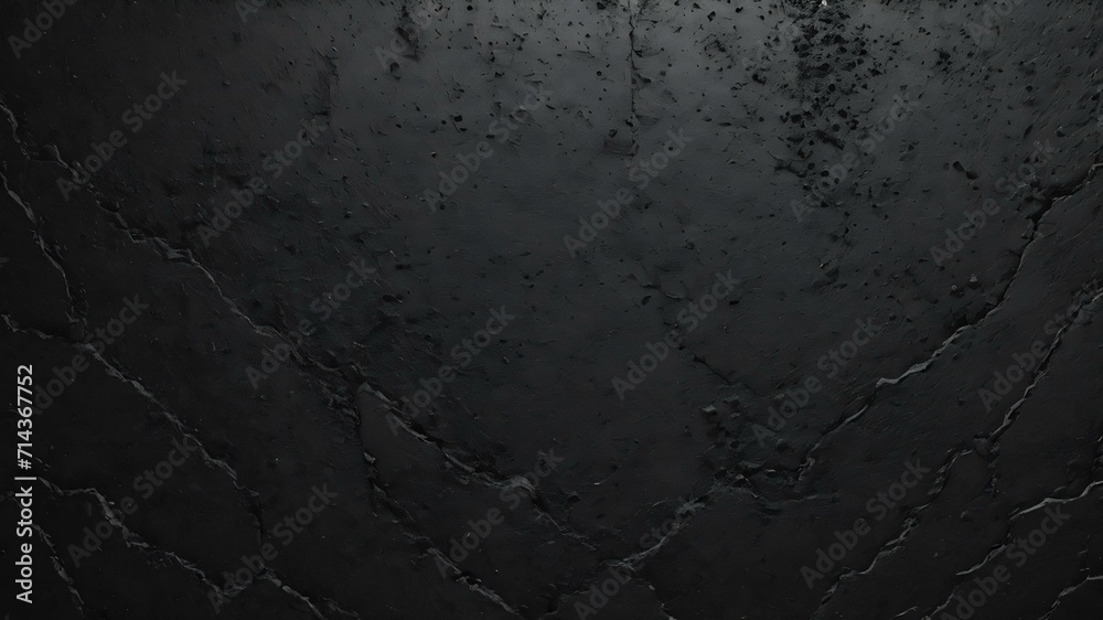 Fototapeta premium Grunge black concrete textured background