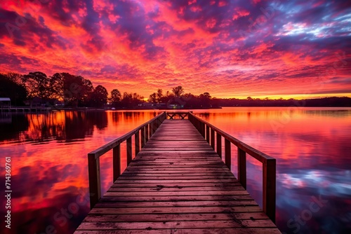 A stunning sunset or sunrise © CREATIVE STOCK