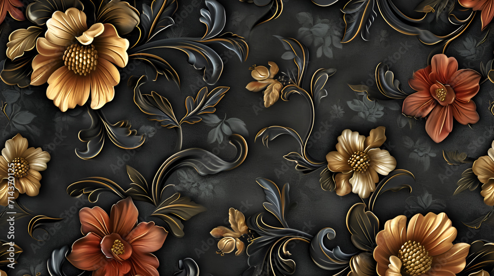 The texture of the iron colors is brown and gold The texture of the iron colors is brown and gold