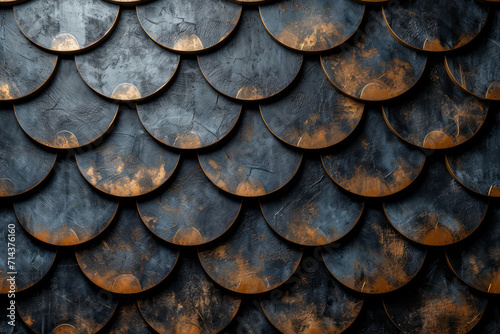 Art Deco Inspired Wallpaper, Elegant Geometric Wallpaper Design, Gold Accents