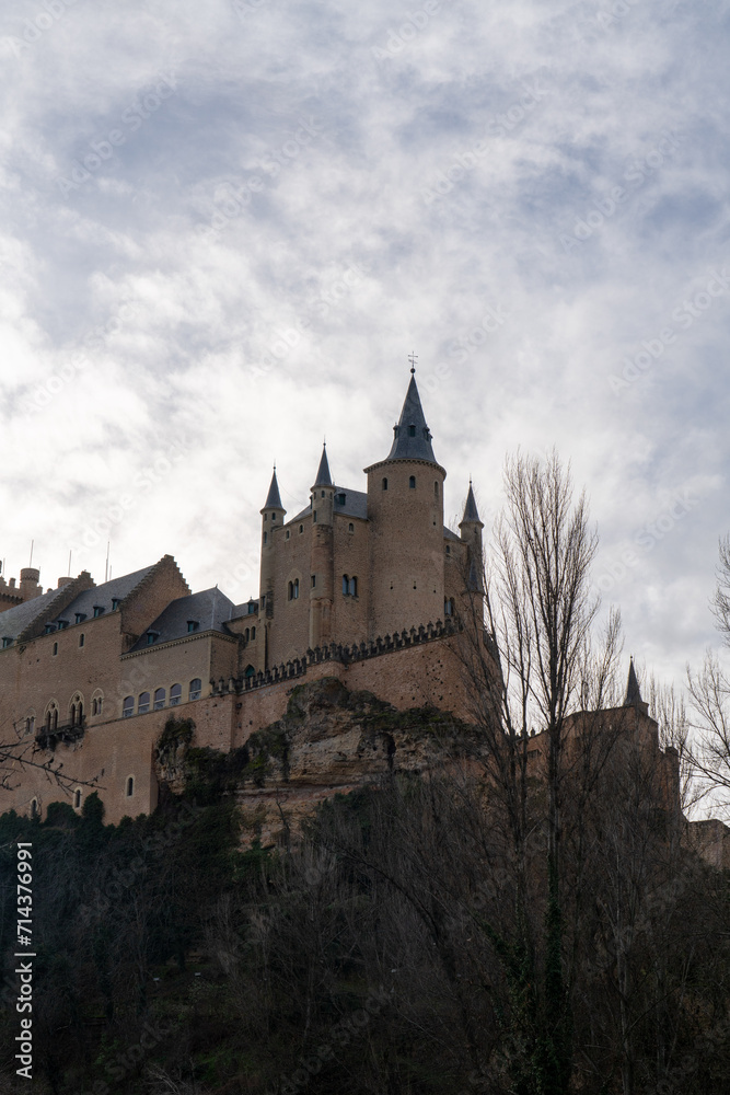 castle in the mountains