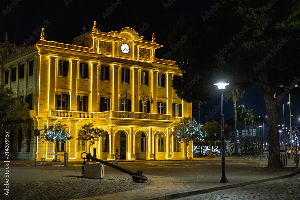Fototapeta premium view of the city hall