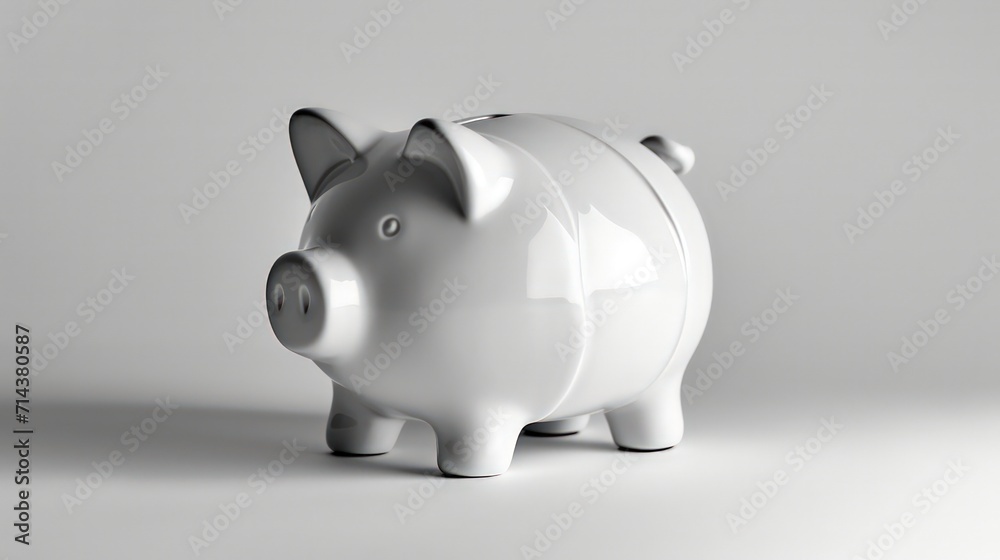 Finances and investments bank. Bank deposit. Financial education. Piggy bank adorable pink pig close up. Accounting and family budget. Piggy bank symbol of money savings. More ideas for your money.