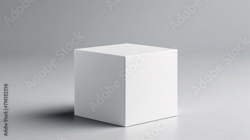 Blank White Box Product Mockup Blank Mockup for displace Ai Generative © Lucky