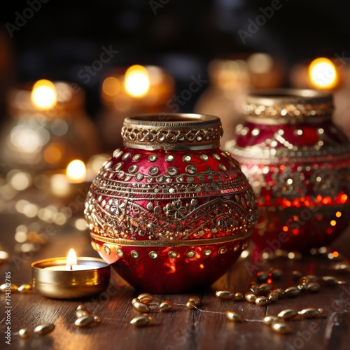 diwali celebration, happy diwali, Celebrations, orange and redish background