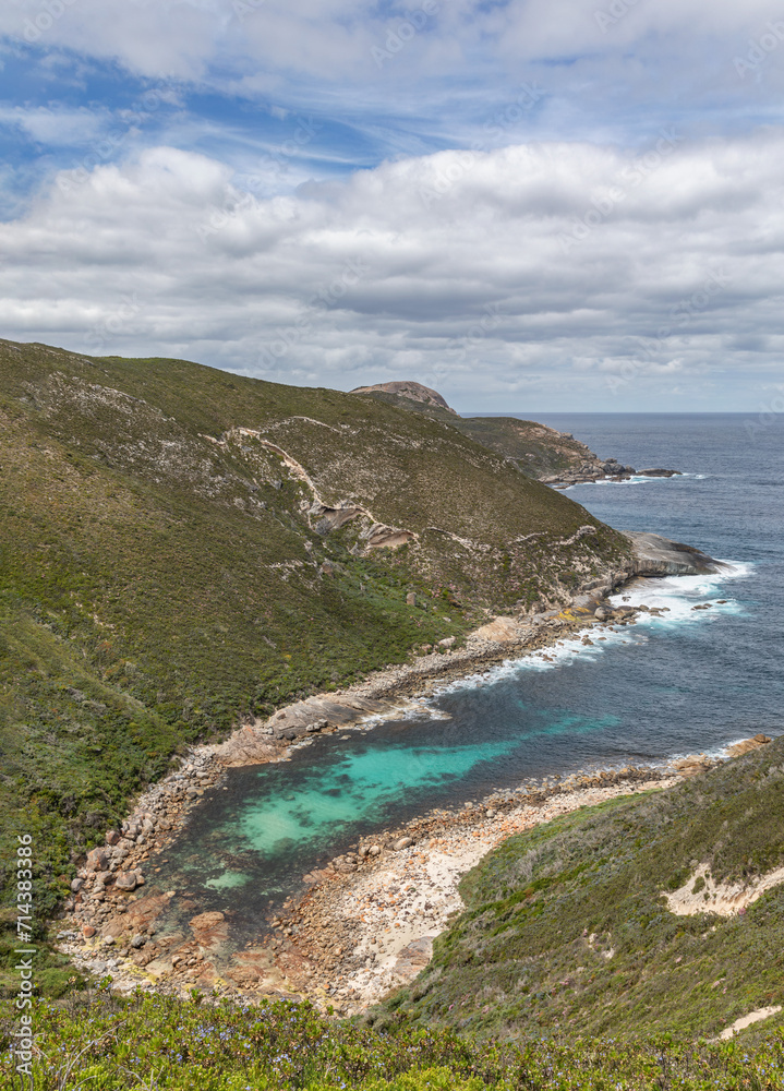 Looking down to Jimmy Newell Harbour - Torndirrup National Park, Albany, Western Australia
- named after a fisherman who was driven into the inlet during a storm