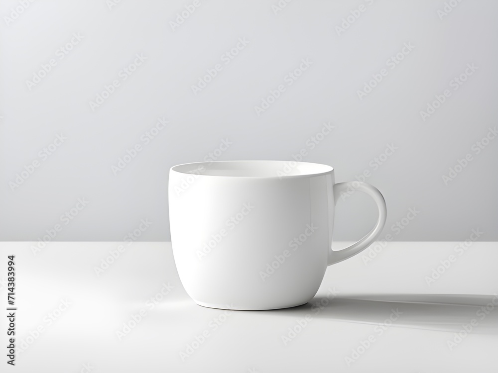 Obraz premium white cup on the table