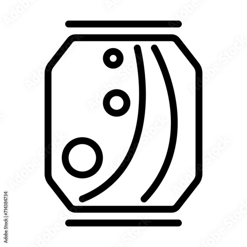 soft drink icon, line icon style