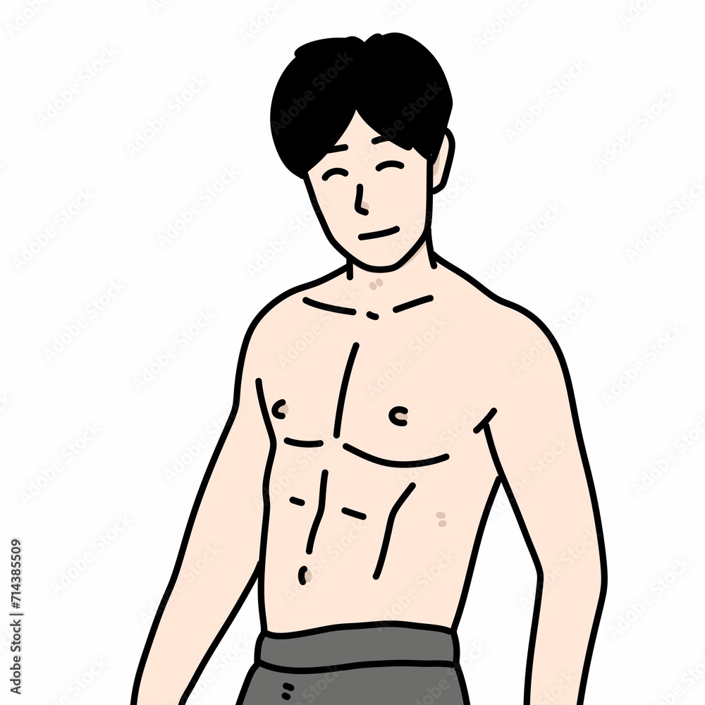cartoon illustration of on white background cartoon illustration of on white background