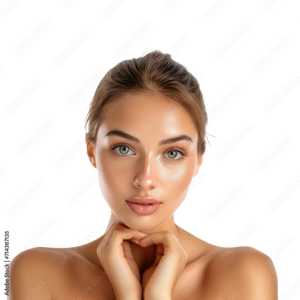 beauty female model in transparent background beauty female model in transparent background
