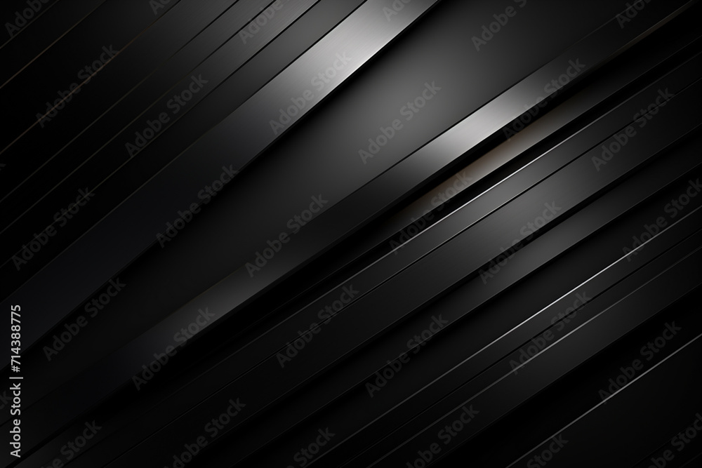 Abstract black metallic background with stripes Abstract black metallic background with stripes