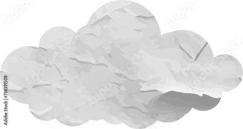 cloud paper art 