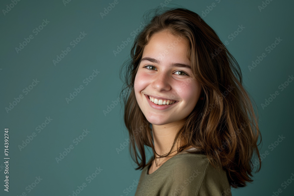 portrait of a smiling young blond haired woman portrait of a smiling young blond haired woman