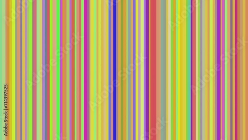 Wallpaper Mural カラフルな縦線が移動する映像、背景素材 Torontodigital.ca
