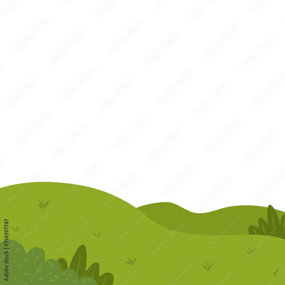 Handdrawn hill illustration Handdrawn hill illustration
