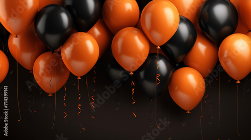 Party decoration of balloons photography
