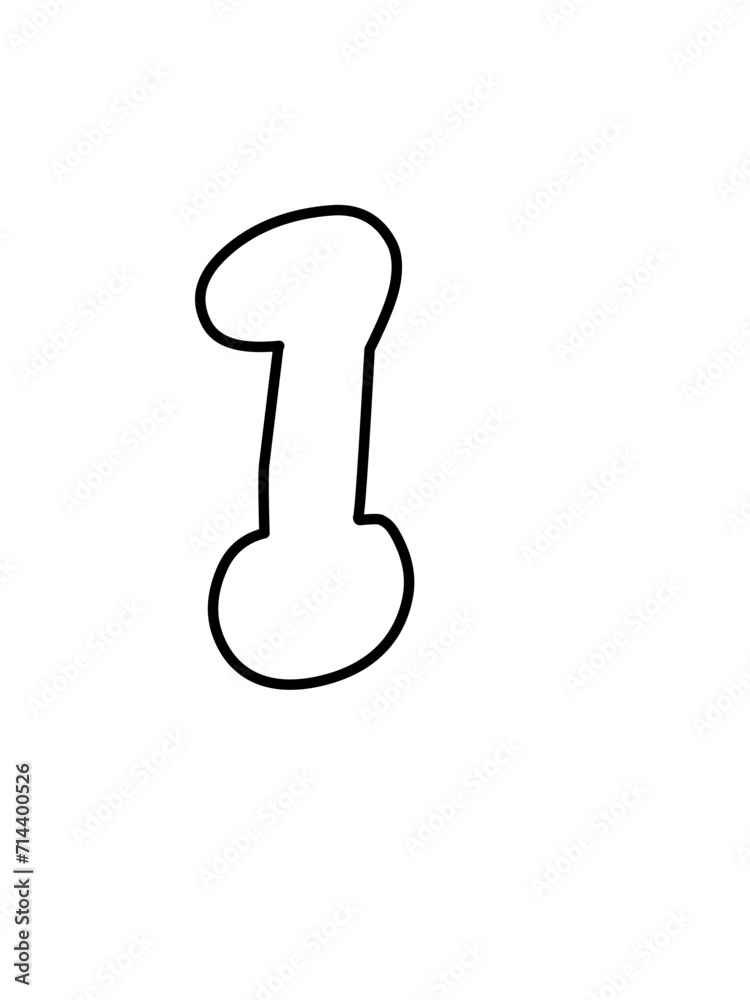 number icon vector