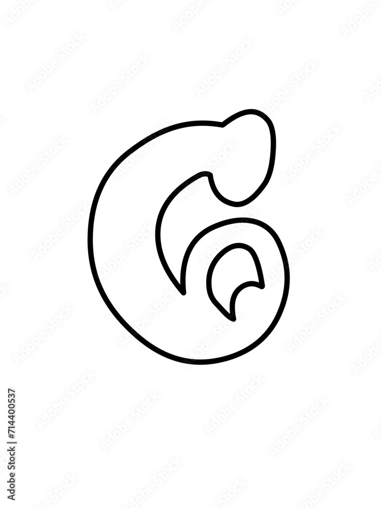 Obraz premium number icon vector