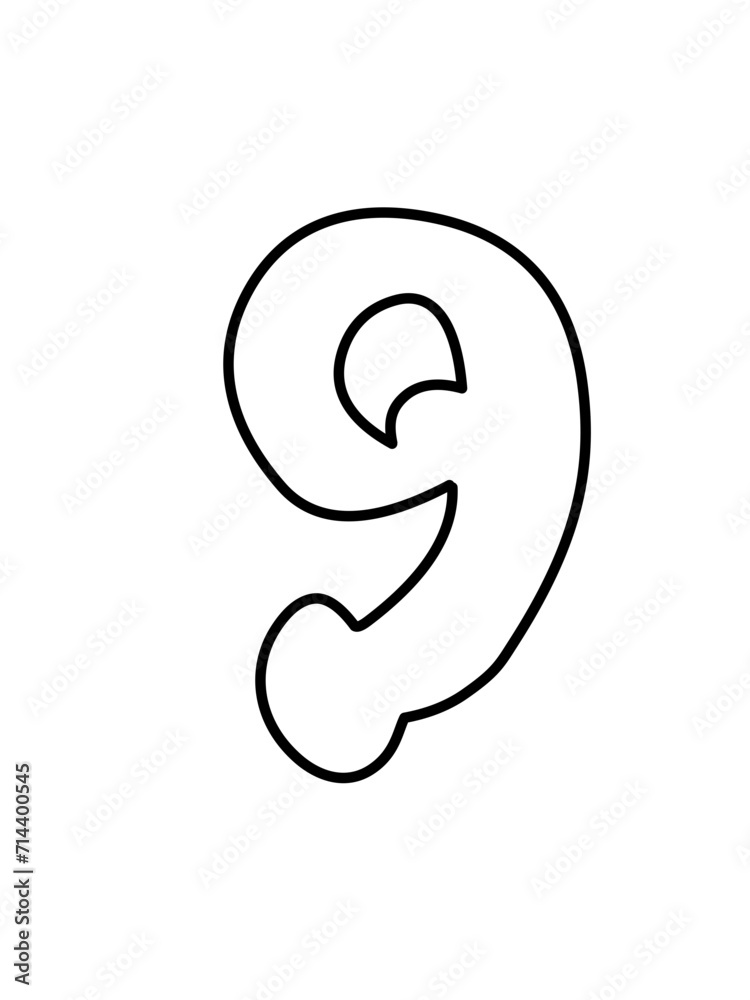 number icon vector number icon vector